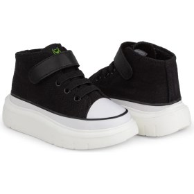 Resim Buckhead BUCK4490 Axel Kız Çocuk Sneaker Ayakkabı Siyah Düz Tabanlı Günlük Kullanım İçin 