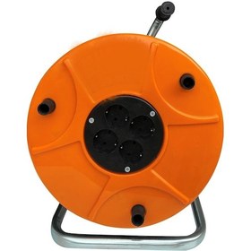 Resim 3x2.5mm 50 Metre Seyyar Makaralı Kablo Ce Belgeli 
