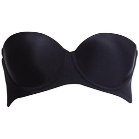Resim Pierre Cardin 6025 Destekli Straplez Sütyen - Siyah Siyah 