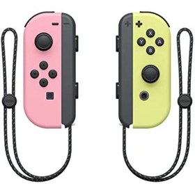 Resim Nintendo Switch Pastel Pembe - Sarı Joy-con Controller İthalatçı 