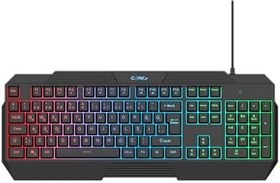 Resim Claw's Thunderstrike RGB Işıklandırma - 1000Hz Polling Rate - Örgü Kablolu Membran Oyuncu Klavyesi 