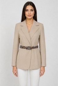 Resim Mys Collection Kemer Detaylı Blazer Ceket 