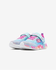 Resim Skechers Eternal Heart Lıghts Küçük Kız Çocuk Mavi Işıklı Spor Ayakkabı 302696n Lbmt Mavi 