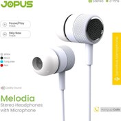 Resim Jopus JO-K56 Melodia Universal 3,5 Mikrofonlu Kulaklık Siyah 