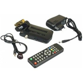 Resim Scart Girişli Tüplü Tv Uyumlu Mini Uydu Alıcısı Kanalları Hazır Yüklü 
