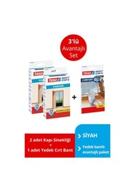 Resim Kapı Sineklik 3'lü Avantajlı Paket Siyah 