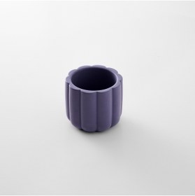 Resim Arteo Handmade Çiçek Formlu Dekoratif Kap/Jar 