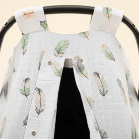 Resim Puset Örtüsü - Tek Taraflı - Yeşil Tüy 