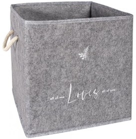 Resim Keçe Raf Organizer Kutu Organizer 30X30X30 cm - 03679 