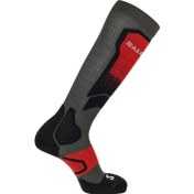 Resim Salomon Unisex Çorap S/Max DX+SX Gri/Kırmızı/Siyah 