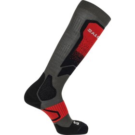 Resim Salomon Unisex Çorap S/Max DX+SX Gri/Kırmızı/Siyah 