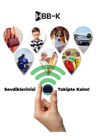 Resim Hbb-k Plus Tag Android - Apple Uyumlu iOS Airtag Akıllı Takip 