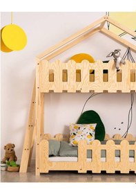 Resim Markaawm Markaawm Montessori Ranza Yatak Çatılı Çocuk Karyola Palazzo 