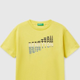 Resim United Colors Of Benetton Benetton Erkek Çocuk Tişört Sari 