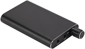 Resim DERCLIVE 3,5 mm Arayüz Kulaklık Amplifikatörü, Yüksek/Düşük Kazançlı HiFi Kulaklık Amplifikatörü, 3,5 mm Ses Giriş Çıkışı, Siyah 