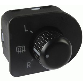 Resim Genel Markalar 755 Ayna Ayar Kumanda Düğmesi Siyah 01c Bora Golf Iv Passat 