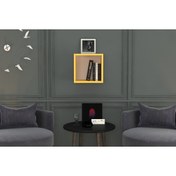 Resim Nettrends Kitaplıklı Duvar Rafı Sarı 33 Cm Dvr-1004 DVR-1004krc 