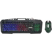 Resim Mu Art Ahşap Everest Kmx-99 Siyah Usb Gökkuşağı Zemin Aydınlatmalı Q Oyuncu Klavye Mouse Set 