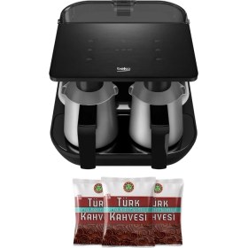 Resim Beko Yeni Keyf Türk Kahve Makinesi Indüksiyonlu ISITMA+300 gr Türk Kahvesi 