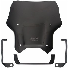 Resim GP Kompozit CF Moto 250 NK 2023-2024 Uyumlu Spor Ön Cam Siyah 33 cm 