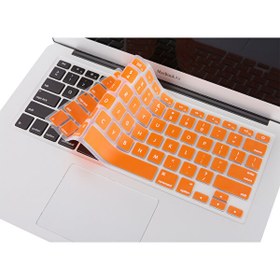 Resim Turuncu Macbook Air Pro Klavye Kılıfı Us(abd) İngilizce A1466 A1502 A1398 A1278 Ile Uyumlu 