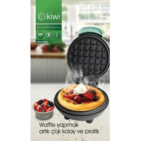 Resim Mini Waffle Makinesi, 2400W, Yapışmaz Plakalı, Kompakt ve Kullanışlı 