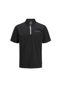 Resim Jack & Jones Jack&jones Jcofusion Pique Polo Erkek T-shirt 12273127 Siyah 