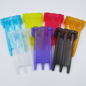 Resim Şeffaf Dayanıklı Şeffaf Dart Kılıfı Yumuşak ve Sert Dişler İçin Uygun, Oklar Altında 7mm, Çoklu Renk Seçenekleri Hafif Taşınabilir Dart Aksesuarları 