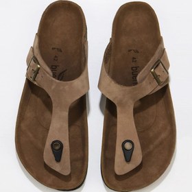 Resim Bueno Shoes Kum Nubuk Deri Erkek Parmak Arası Terlik 05mt101 