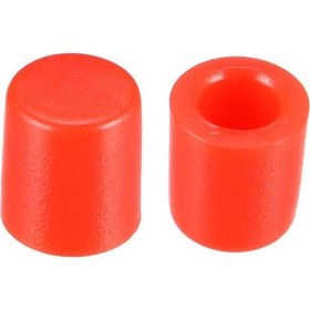Resim Tact Switch Kapağı Çap 3.2Mm Kırmızı - 6X6Mm Switch İle Uyumlu 