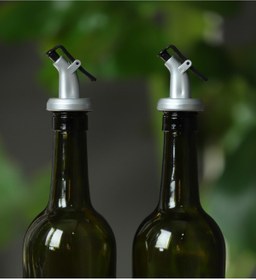 Resim BÜYÜLÜ HOME Tipa 2li Ithal Yağdanlık Tıpası Damlatmaz Yağdanlık Tıpası Kapaği 750 ml Amber Yağdanlık Kapagı 