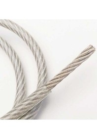 Resim İzoleli Çelik Halat 8 Mm 5 Metre 