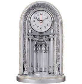 Resim Nakkaş Saatli Mihrap Boytu Büyük Boy Gümüş 