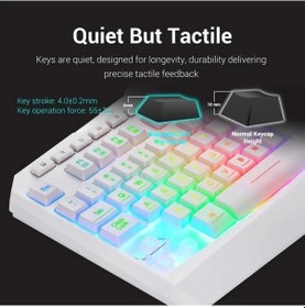 Resim Redragon S101 Kablolu Oyun Klavyesi Ve Faresi White 