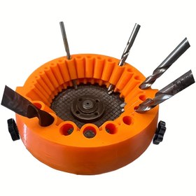 Resim 1 adet Matkap Ucu Bileyici, Elektrikli Matkap Ucu Bileyici Ek, Eski Matkap Ucu Bileyici, 125mm Matkap Tekerlekleri için Taşlama, 2-13mm Matkap Uçları için Taşlama için Devasa Bıçak Açı Taşlama Makinesi 