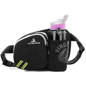 Resim Bisiklet Su Şişesi Bel Çantası Bel Çantası Kemer Çantası Su Şişesi Spor Su Sürahisi Su Şişeleri Koşu Kemer Çantası Açık Hava B Siyah Siyah 