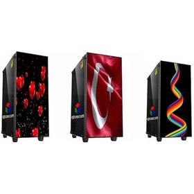 Resim Bitges RGB LED Ekranlı 600W 80+ Oyuncu Bilgisayar Kasası 