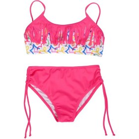 Resim Endeep Kız Çocuk Püskül Detaylı Pembe Bikini Takımı Pembe 