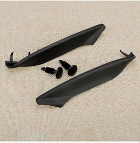 Resim 4 Adet Siyah Plastik Cam Sileceği Kukuletası Kauçuk Uç Parçası Şerit Kitleri Ford F-150 Lincoln Mark Lt 2006-2007 İçin Fit 