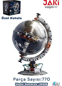 Resim Jaki Space Pop Serisi Sertifikalı Dünya Haritası 770 Parça Oyucak Yapım Seti -ffjkck006 