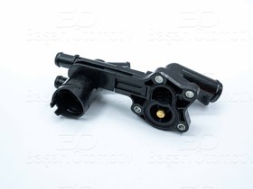 Resim Volkswagen Golf VI Caddy Jetta IV Polo Touran, Audi A1 A3, Skoda Fabia II 2009 ve Sonrası Termostat Yuvası Komple 