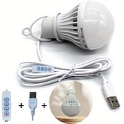 Resim USB ile Çalışan DC5V LED Kamp Lambası - 5W/7W Çift Parlaklık, 3-Renk Ayarlanabilir (Sıcak/Beyaz/Doganışık), Taşınabilir Asma Tasarım Dış Mekan, Ev, Ofis & Acil Durum Kullanımı için, Kamp Işıkları, Çok Yönlü Aydınlatma, Şık Modern Lamba, Sağlam Yapı 