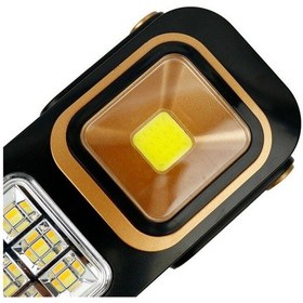 Resim Hel6866t 48 Ledli 45w Solar Şarjlı Işıldak Kamp Lambası 5 Farklı Siyah 