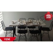 Resim Ntconcept Ntconcept Kütük Ağaç Masa Takımı 