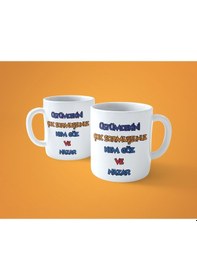 Resim Kem Göz Ve Nazar Espirili Baskılı Kupa Bardak 