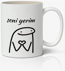 Resim Seni Yerim Yazılı Baskılı Kupa Bardak - Baskılı Kahve Kupa Bardak 