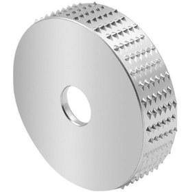 Resim 75mm Çap 16mm Delik Yarı Dairesel Ark Ahşap Dosya Tekerleği 45 Çelik Ahşap İşleme Taşlama Diski Dekorasyon İnşaatı İçin 