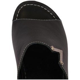 Resim Napa Shoes Hakiki Deri Yumuşak Taban Rahat Günlük Kadın Terlik Napa-211 Siyah 