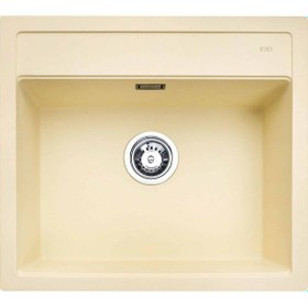 Resim Atlante Granit Eviyе Tekli Üstten Yapıştırma Krem 285604 Modern Ve Dayanıklı Mutfak Eviyesi Siyah 