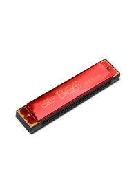 Resim Mızıka Nostalji Kırmızı Harmonica 